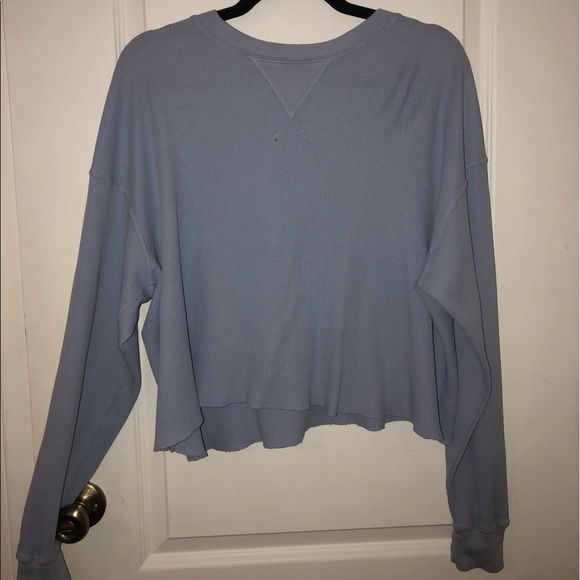 J. Galt Tops - Oversized blue thermal